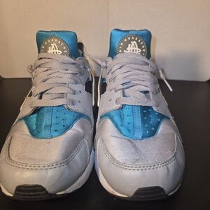 Nike Teal and Gray Men's Athletic Sneakers